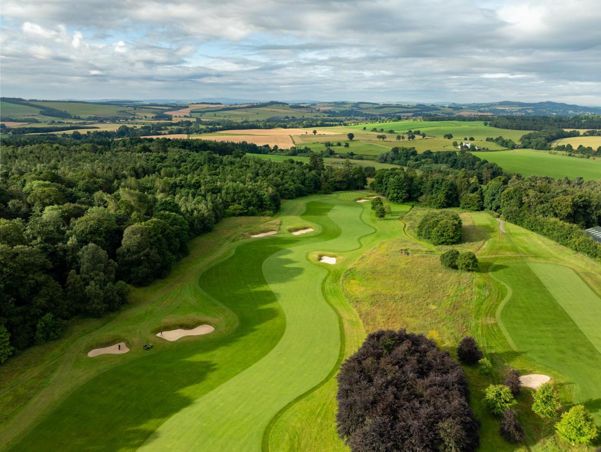 Schloss Roxburghe, Part Of Destination By Hyatt Zewnętrze zdjęcie The 18th hole at the 2019 Women's Open